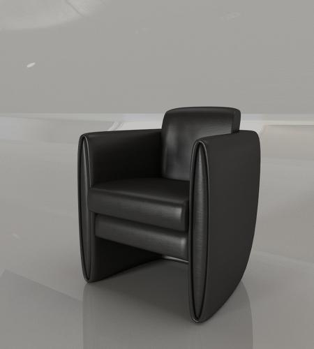 Armchair-black-leather preview image